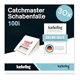 Catchmaster Schabenfalle 100i – 30x Premium Kakerlaken-Falle Klebefallen - Giftfrei & Biozidfrei - Mittel gegen Kakerlaken, Heimchen & Schaben - Zur Bedarfsermittlung & Monitoring