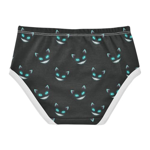 Girls Underwear Soft Cotton Cheshire Cat Texture Kids Panties in Sizes 2/3t, 4t, 5t, 6 and 82