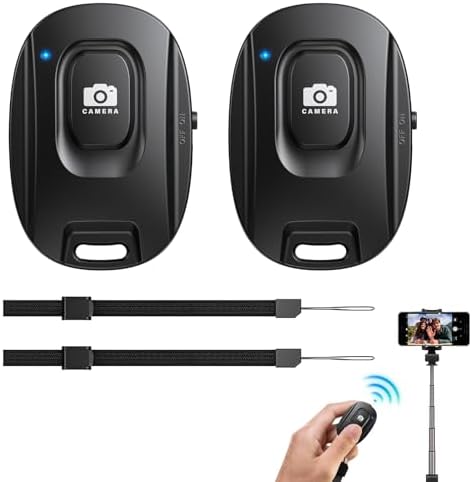 Zeadio Telecomando Wireless Per Selfie – Compatibile IPhone E Android – Con Cinturino - 3