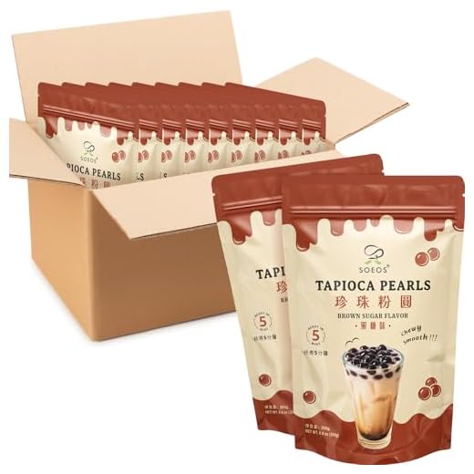 Soeos Black Sugar Boba Pearls