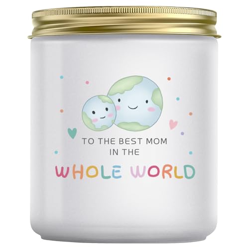 Jonico Gifts for Mom - Mom Birthday Gifts from Daughter Son, Lavender Candle Gift