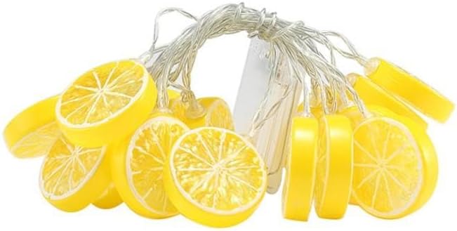 Battery Operated 1 LED Cute String Lights Led Lemon Christmas Fariy Festival Holiday Party Garden Home Decor Gift