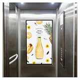 XILYZMO Display Digital Signage Parete, Monitor Pubblicitario Touch Screen, Totem Android Quad-Core Schermo Diviso Intelligente, Schermo LCD Pubblicità, Orientamento(22-inch)