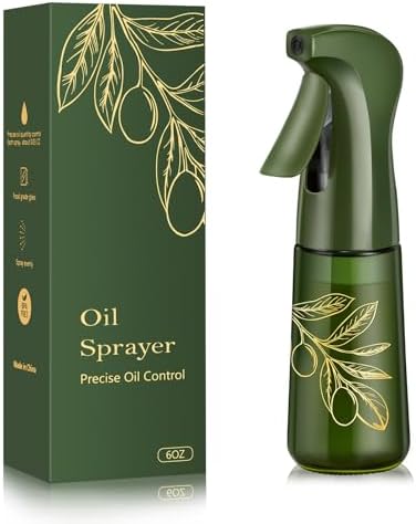 Glass Olive Oil Sprayer for Cooking, Oil Spray Dispenser Bottle f...