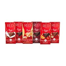 RED DelightTM Red Delight Chocolate Bar Binge Night Variety Packs 6 Full Size Bar Variety Pack 6 flavors
