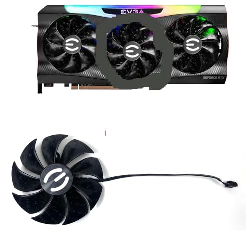 Laptop Parts 87MM 4PIN PLD09220S12H 0.55A RTX3090 3080 TI 3070 FTW3 Ultra GPU Fan for EVGA for GeForce RTX3080 RTX 3090 Cooling Fans(B)