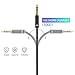 immagine 2Syncwire Cavo AUX 3,5mm in Nylon 2M Cavo Jack per Cuffie, Apple iPhone, iPad, iPod, Smartphone, autoradio, MP3, Echo DOT ECC – Grigio