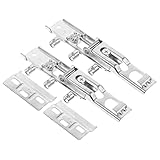 Metall-schrankaufhänger – passend für verschiedene orte, schlafzimmer, küchen, badezimmer, toiletten, schränke, wandschränke, schreibtische und die meisten anderen möbel, schrankaufhänger