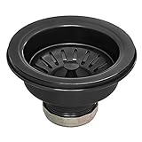 Ruvati Kitchen Sink Strainer Drain Assembly - Gunmetal Black Stainless Steel - RVA1022BL
