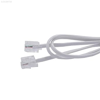 3NH 8444 RJ11 to RJ11 Router Grey Telephone Cable 6P2C 1M Telephone