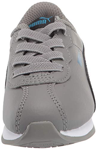 Image of PUMA unisex child Turin Sneaker, Ultra Gray-puma Black, 3 Little Kid US