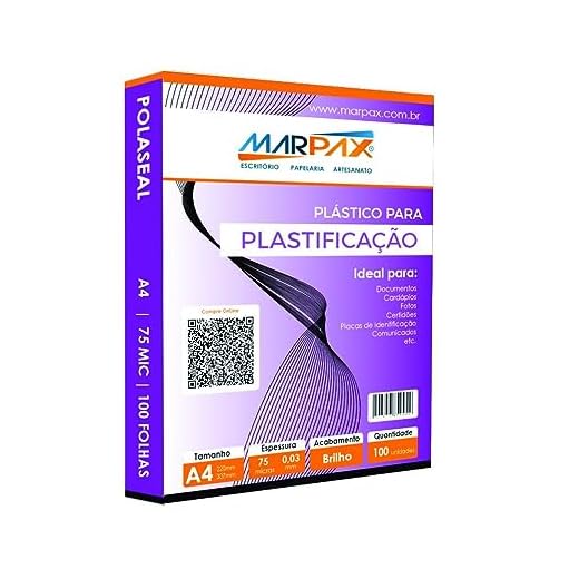 Polaseal Plástico para Plastificação A4 220x307mm 0,03 100un