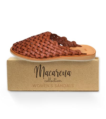 Image of Macarena Collection Womens Shoes Leather Sandals for Women | Huarache Handmade Mexican Sandals | Comfortable & Stylish Womens Sandals Panal