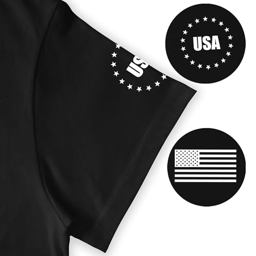 40% Off XLIEVO USA American Flag Patriotic T-Shirt - Image 5