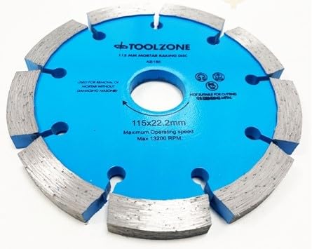 Mortar Joint Raking Raker Diamond Grinding Disc Mortar Removal 115mm thicker 8mm depth