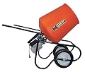 Wheelbarrow Mixer, 3.5 cu ft, 115V, 3/4HP