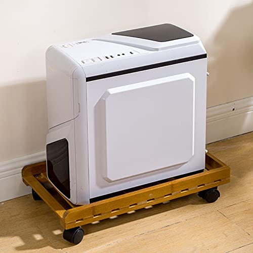 Soporte móvil para CPU, soporte para torre de computadora, soporte para PC de escritorio y hogar (modelo A) miniatura 4