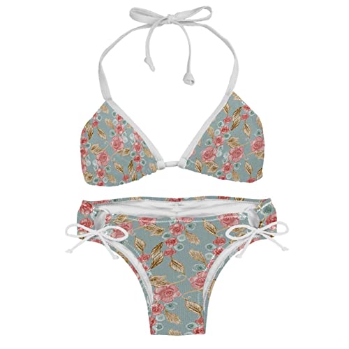 Bikini Zephyr multicolore : le maillot de bain idéal pour sculpter la silhouette en XS