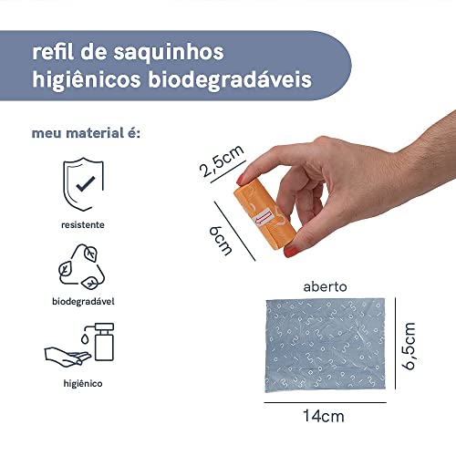 Kit Saquinho Higiênico Cata Caca Biodegradável - Oikos Animal