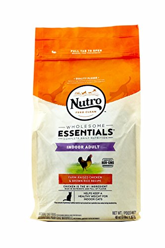 Natural Choice Indoor Adult Cat Chicken and Whole Brown Rice Formula Food, 3-Pound