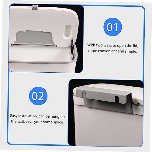 Contenedor de basura colgante Zerodeko blanco miniatura 4