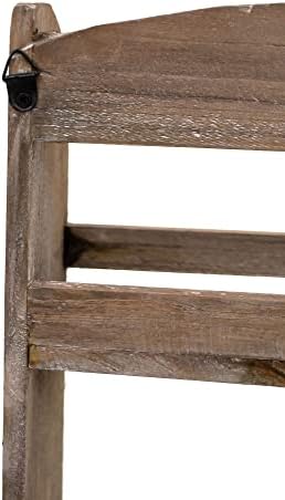 east2eden Natural Brown Wooden 3 Tier Spice Jar Kitchen Storage Rack Holder