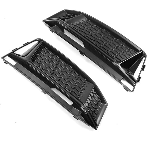 Calandre antibrouillard A4 S4 B9 paire de grilles de pare-chocs avant fintion noir argent 2016-2018