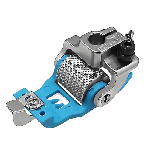 Pie prensatelas con rodillo ajustable para máquina industrial miniatura 4