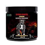 Dog Muscle Builder All Breeds Muscle Gainer for Dogs Dominate Bully Maximum Gain Strength Energy Chew