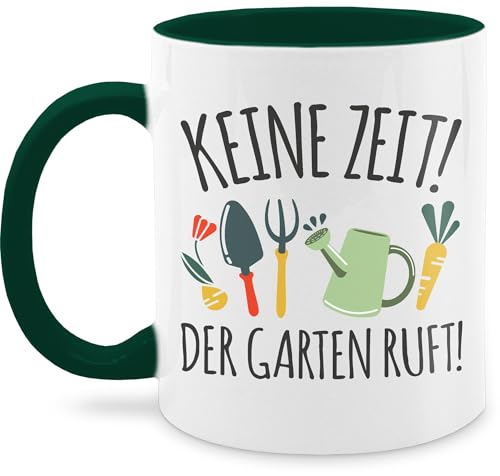 Garten Tasse Mit Spruch – 'Gärtnern Ist Günstiger Als Eine Therapie', Spülmaschinenfest, 330 Ml, Weiß