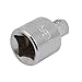 Aexit 3/8-inchx1/4-inch Chrome Hand Operated Tools Vanadium Steel Square Socket Impact Adapter Silver Tone Model:44as605qo19