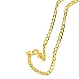 ASS 333 Gold Damen Herren Panzer Kette Panzerkette Collier 50cm 2mm