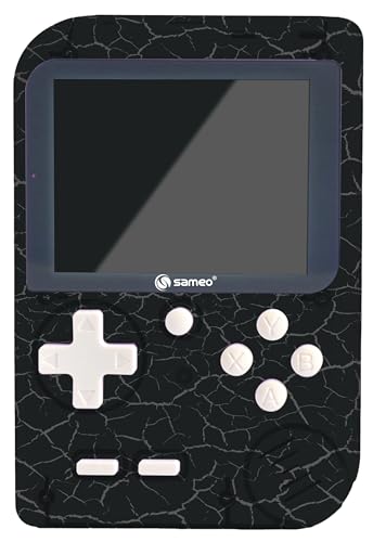 Image of Sameo Handheld Video Game Console, Dreamboy Retro Mini Game with 500 Classic Retro Game TV Compatible for Kids, Rechargeable 8 Bit Classic (Marble Black)