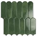 Tiwoos Green Peel and Stick Backsplash Tile 12"x12" Kitchen Self-Adhesive Wall Tiles (10-Sheet)