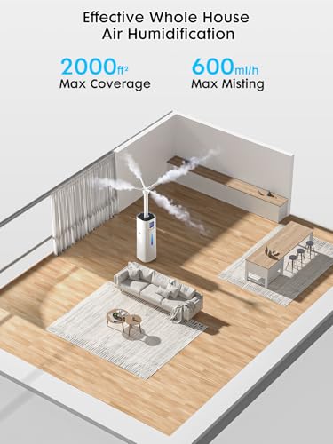 Petsaint 15L/4Gal Humidifier Large Room For 2000Ft², Humidifiers For Bedroom Large Room, Air Humidifiers For Home thumb #1