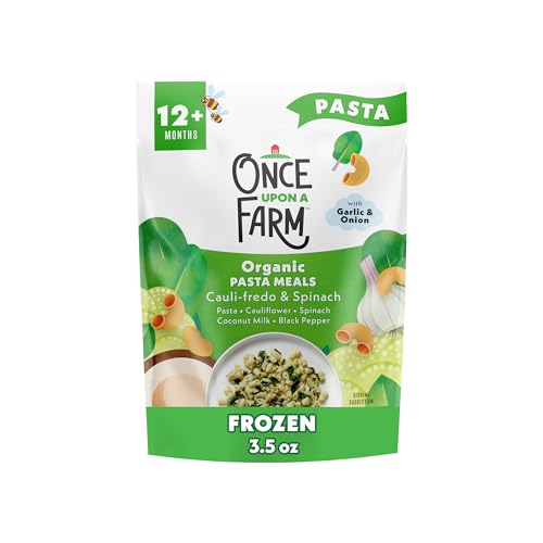 Once Upon a Farm Organic Cauli-Fredo & Spinach Plant-Rich Baby Meal 3.5 OZ