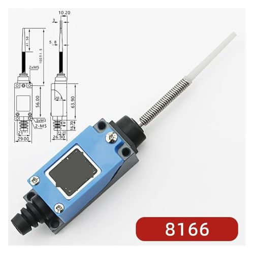 Interrupteur fin de course ME 8166 pour sécuriser axe CNC - 6