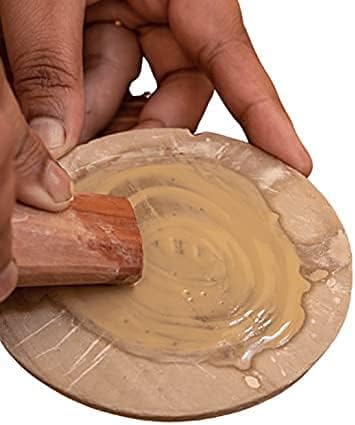 New 1 Chandan Pata Board with 1 Stick Sandalwood Original