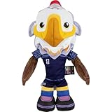 Jazwares FIFA® World Cup 2026 USA 8-Inch Plush - Official Clutch™ Bald Eagle Mascot with Blue Uniform, Soft Collectible Toy for Fans - Ages 3+