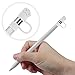 Fintie 3 Pieces Silicone Bundle Compatible with Apple Pencil 1st Generation, Premium Soft Elastic Cap Holder Protective Accessories, White