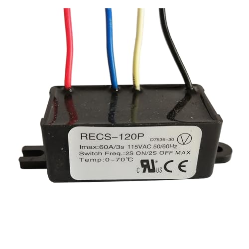 Intelligent Electronic Centrifugal Switch Oil Pump Electronic Starter Capacitor Starter for Air Compressor Centrifugal Switch(RECS-120P (60A))