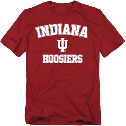 LOGOVISION Indiana University Campus Classic Unisex Adult T Shirt, Cardinal, X-Large