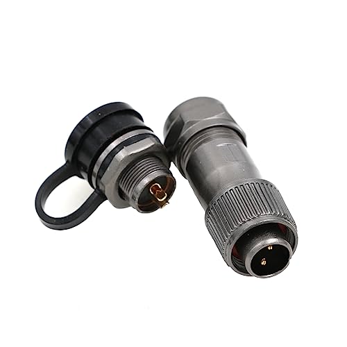 ZBLZGP Weipu Gewindekupplung Metall IP67 Kabelstecker Wasserdicht Stecker und Buchse 12mm Panel Mount Aviation Female Male ST12 Stecker (2Pin 13A 250V) ZBLZGP Weipu Gewindekupplung Metall IP67 Kabelstecker Wasserdicht Stecker und Buchse 12mm Panel Mount Aviation Female Male ST12 Stecker (2Pin 13A 250V)