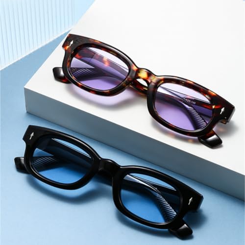 Lunettes de soleil rétro léopard femmes protégeant des reflets UV400 - 2