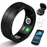 STILEFIX Smart Ring for Women Men, All-New Matte Scratch-Resistant Design, Health & Fitness Tracker for Sleep, Stress & Activity Monitoring, Long Battery Life, Waterproof, No App Fee, Black 8