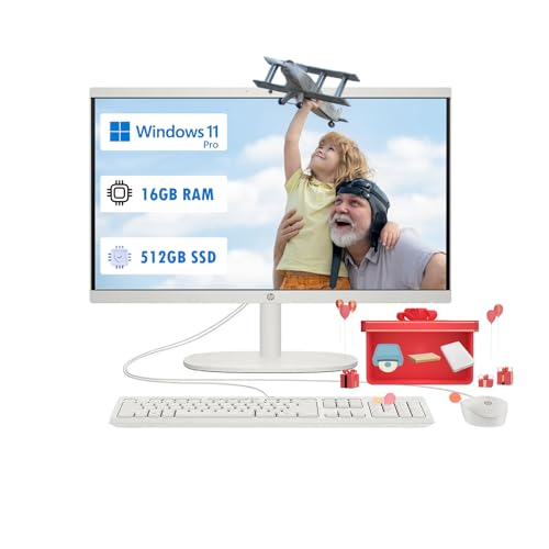 HP All-in-One Computer - 21.5'' FHD Anti-Glare Display