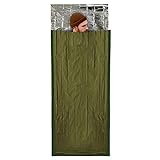 Fulidngzg Outdoor Schlafsack Kleines Packmass Erwachsene Camping Schlafsack 98 X 243 Cm Warm Sleeping Bag Winterschlafsack für Camping Trekking Reisen