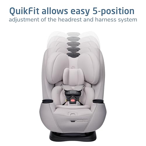 Maxi-Cosi Pria Max 3-in-1 Convertible Car Seat, Infant to Toddler Car Seat, ClipQuick Magnetic Chest Clip, Quick-Install Latch, Machine-Washable Cover, 5-100 lbs, Oyster Shell - image 5