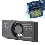 Camera Cooling Fan, Camera Cooling System with Fan, Camera Cooler Fan with Flip Up Down Screen, for A7M3 A7R4 A7RIII A7III A9II A6300 A6400 A6600 A6500 RX100 for XT4 Cameras