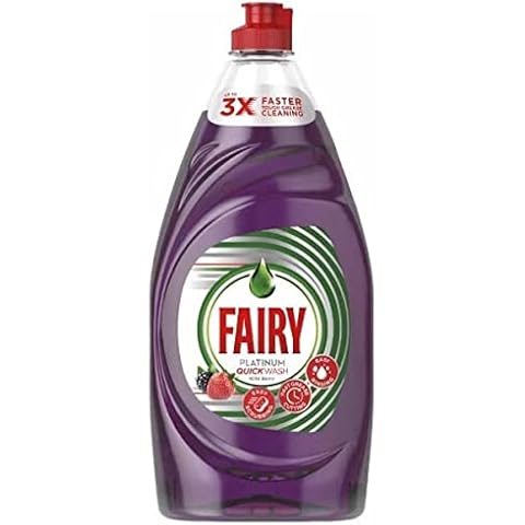 Fairy HDW Platinum Quick Wash Wild Berry Dishwashing Liquid Cover